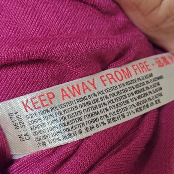 Free People Movement Morning To Midnight Jacket Magenta Size Small - Picture 10 of 11